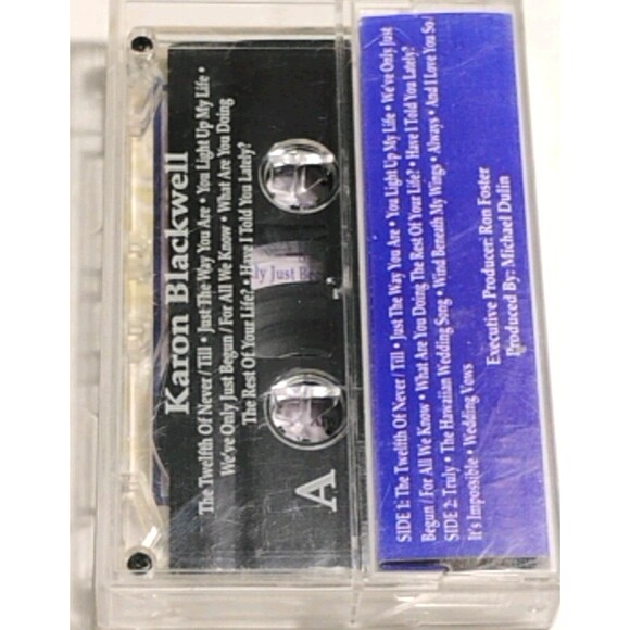 Karon Blackwell – Wedding Vows (Cassette Tape, Autographed) Christian Gospel - Picture 2 of 2